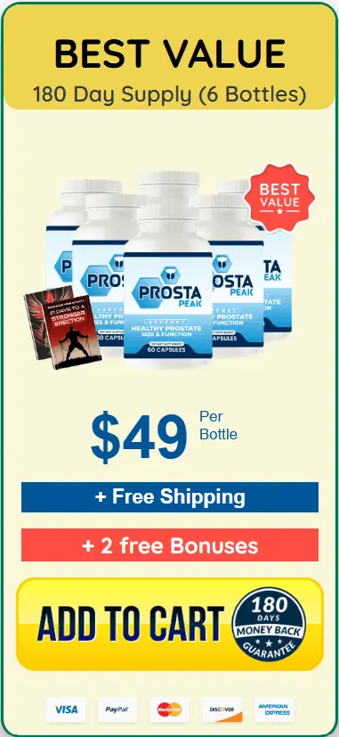 ProstaPeak 180-Day Guarantee